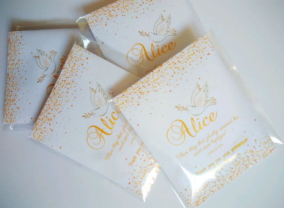 Envelope Aromático Lembrancinha de Batizado - 30 Unidades