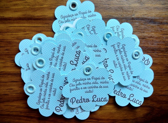 Tag com Ilhós 5cm - 50 Unidades