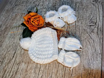 Kit Bebê em Crochê