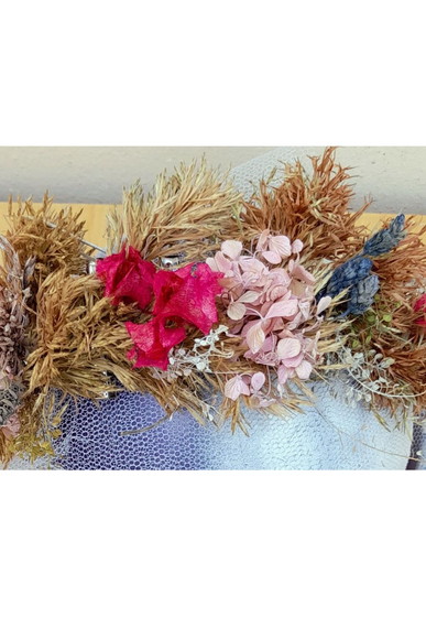 Flores Secas Grinalda para Noivas Pre -wedding - Imagem 4