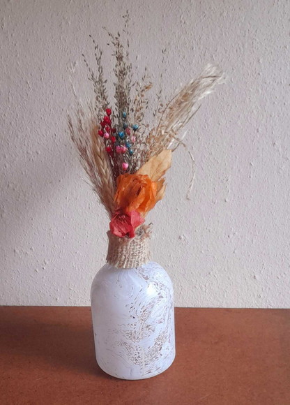 Kit 10 Arranjos Fracos Pet Pintado para Mesa Festa - Imagem 2
