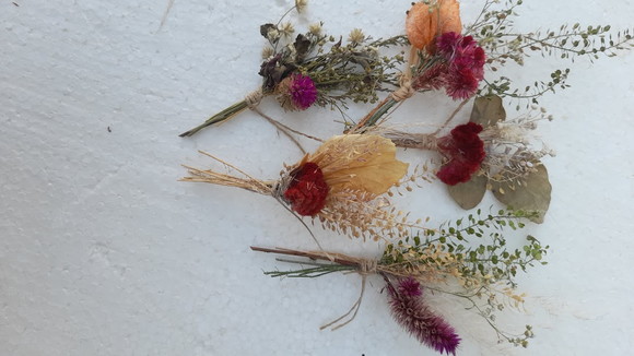 Kit com 10 Buquezinho de Flores Secas Lembrancinhas ,caixas - Imagem 3