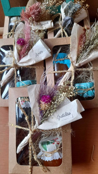 Kit de Flores Secas É Geleias Artesanais