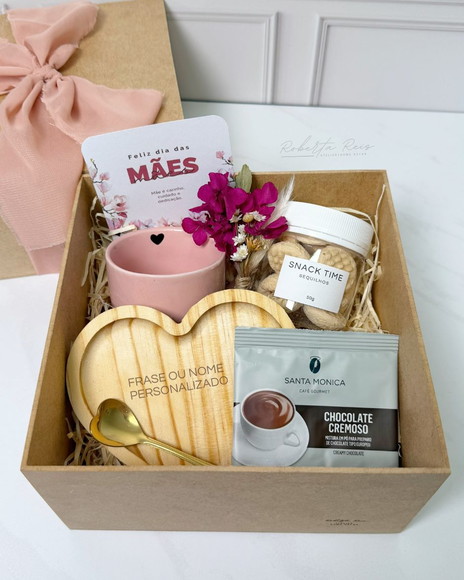 Kit Dia das Mães Pires de Coração Personalizado