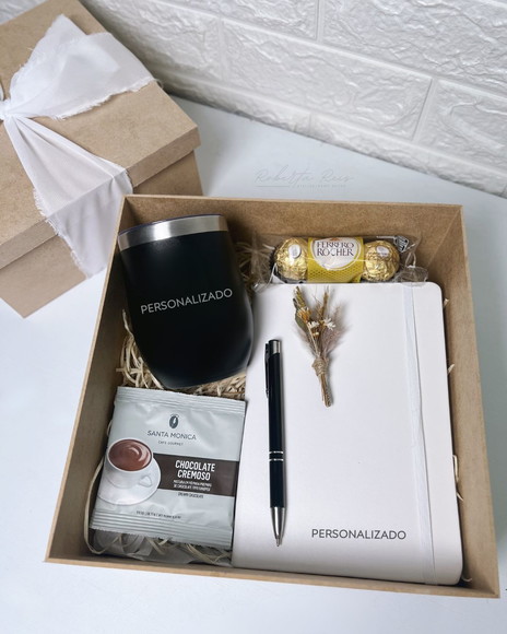 Kit Presente Caderneta e Copo Térmico Personalizado - Imagem 2