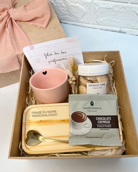 Kit Presente Dia dos Professores Xícara com Pires Personaliz - Imagem 2
