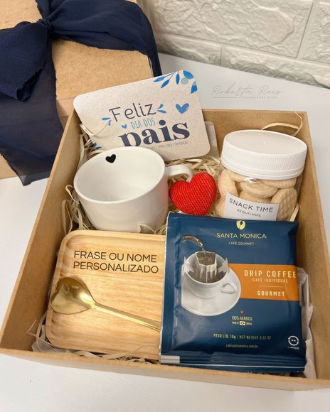 Kit Presente Dia dos Pais Xícara e Pires Personalizado - Imagem 2