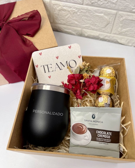 Kit Presente Amor Copo Térmico Personalizado