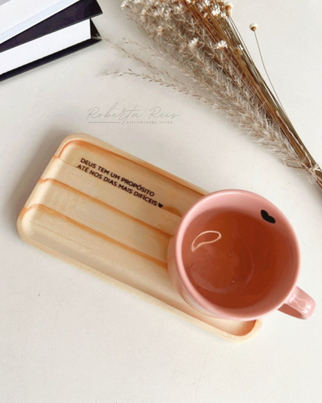 Xícara com Pires Frases Propósito 150ml - Imagem 4