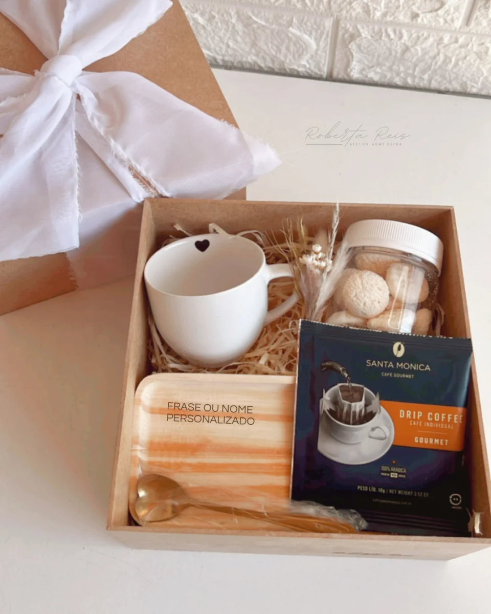 Kit Presente Xícara com Pires Personalizado - Imagem 1