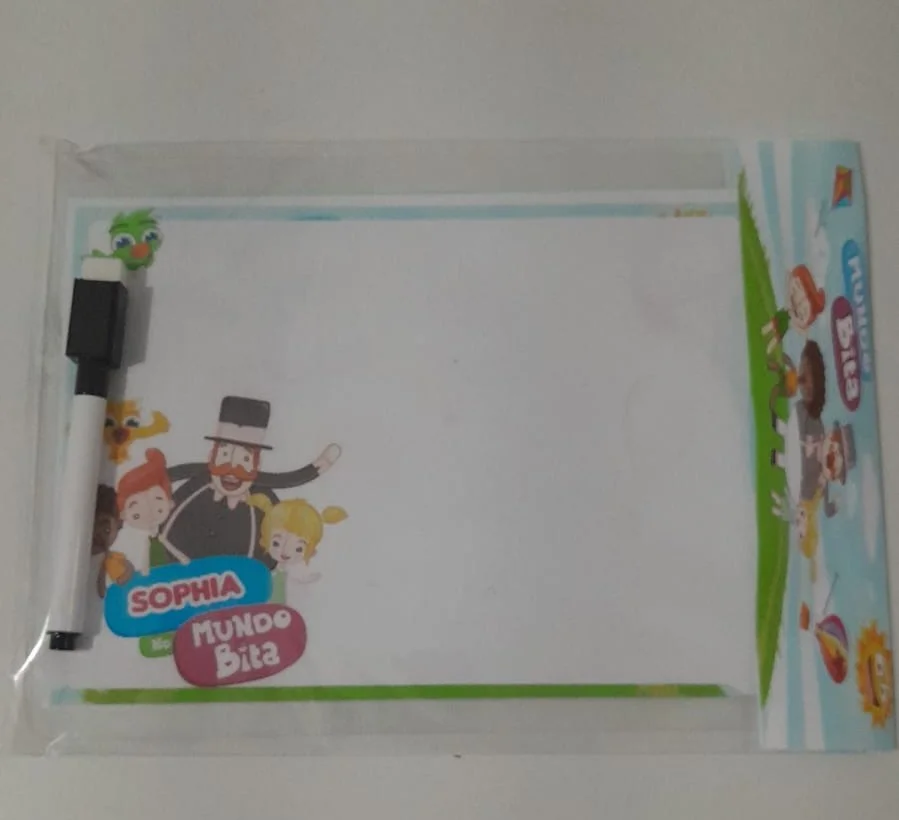 Lousa Magica infantil Lembrancinhas Mundo Bita - Imagem 2