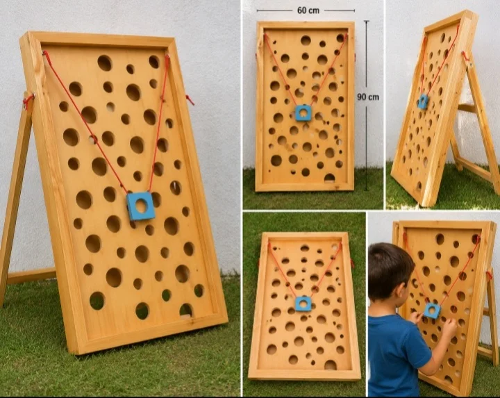 Painel de coordenação motora, brinquedos educativos, escolas