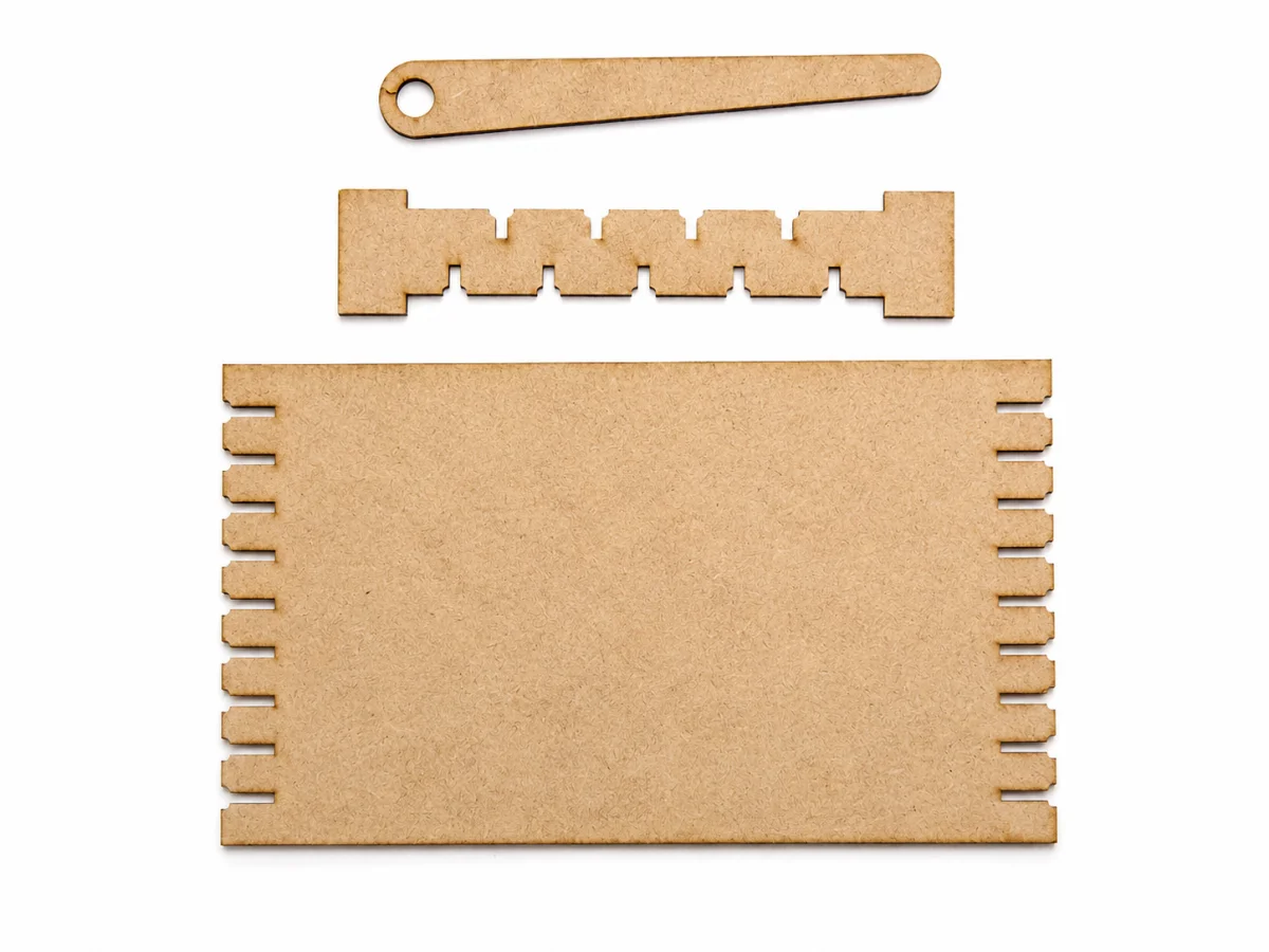 Mini Tear Educativo para Tapeçaria em MDF 10x18 cm