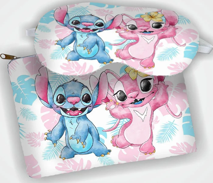 Kit Necessaire e Mascara de Dormir para lembrancinhas do Stitch - Imagem 2
