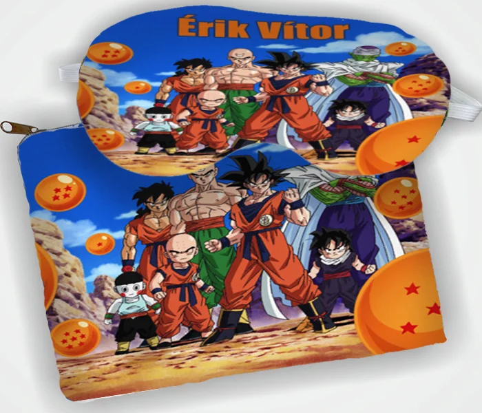 Kit Necessaire e Mascara de Dormir para lembrancinhas do Dragonball - Imagem 3