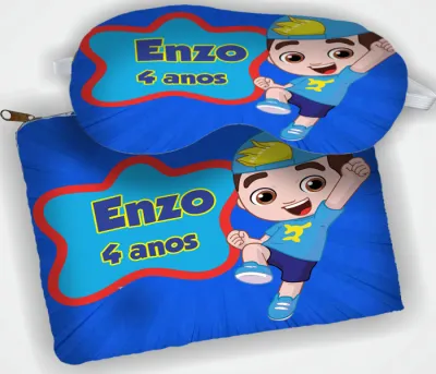 Kit Necessaire e Mascara de Dormir para lembrancinhas do Luccas Neto