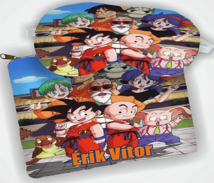Kit Necessaire e Mascara de Dormir para lembrancinhas do Dragonball - Imagem 1