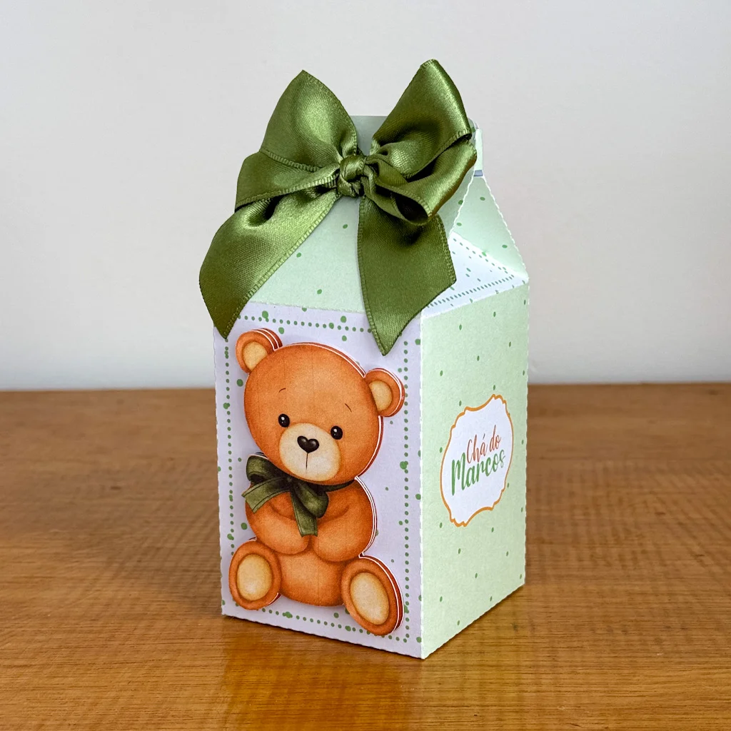 Kit Arquivo Digital Chá de bebê Ursinhos Verde - Imagem 2