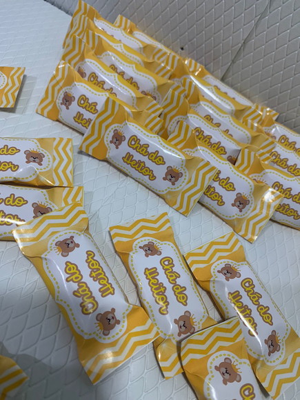 Balinha Personalizada Chá de Fralda Ursinho