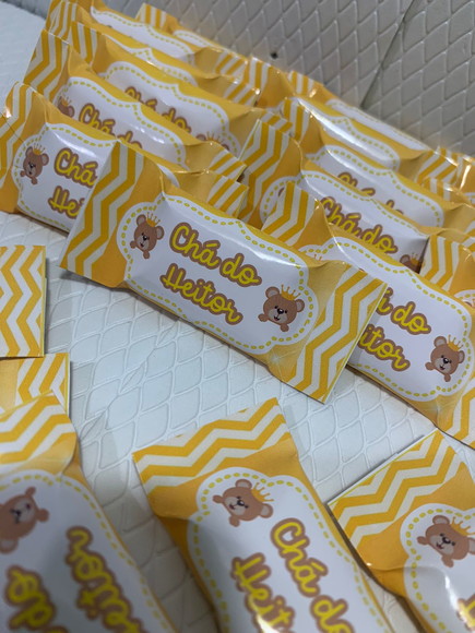Balinha Personalizada Chá de Fralda Ursinho - Imagem 4