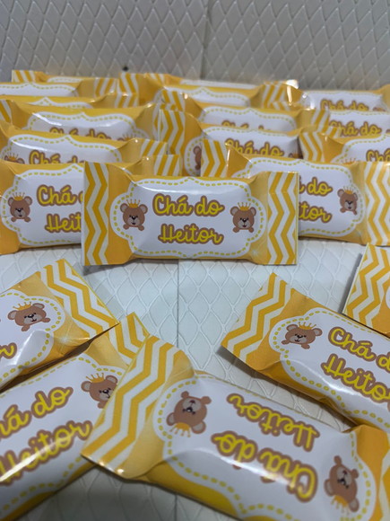 Balinha Personalizada Chá de Fralda Ursinho - Imagem 2