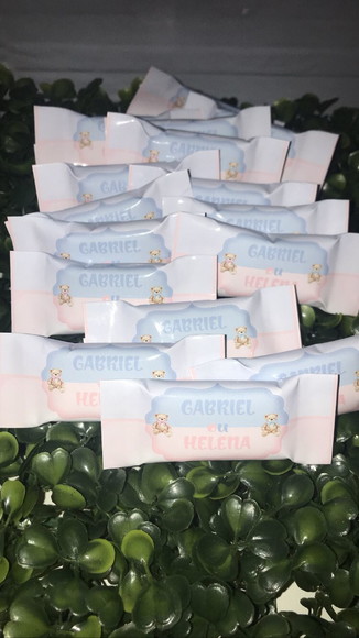 Balinha Personalizada Cha Revelação