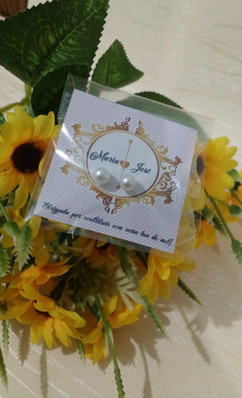 Brinco para lembrancinha de casamento - Imagem 2