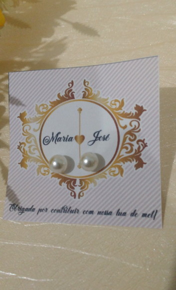 Brinco para lembrancinha de casamento - Imagem 4