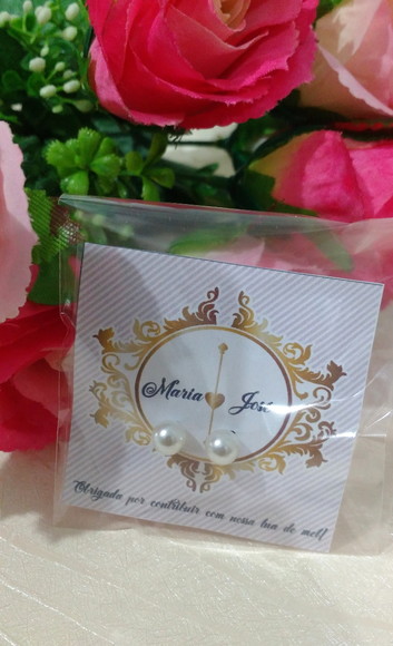 Brinco para lembrancinha de casamento - Imagem 5