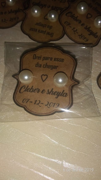 Brinco Personalizado Casamento C&S - Imagem 5
