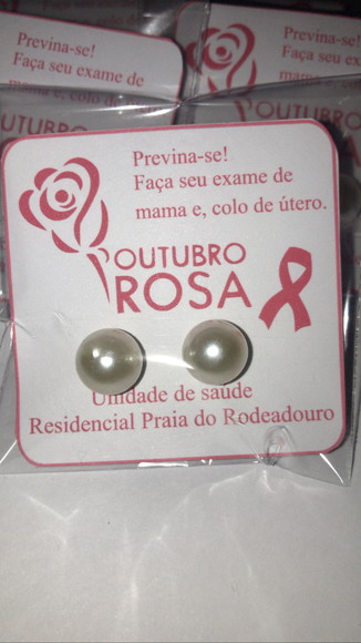 Brinco Personalizado Outubro Rosa - Imagem 2