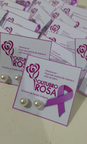 Brinco Personalizado Outubro Rosa - Imagem 3