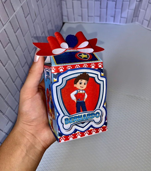 Caixa Laço Patrulha Canina