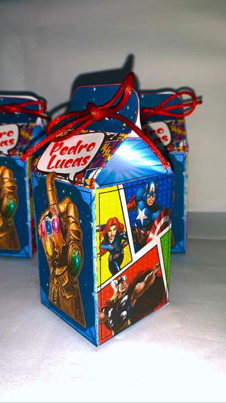 Caixa Milk Simples Vingadores - Imagem 3