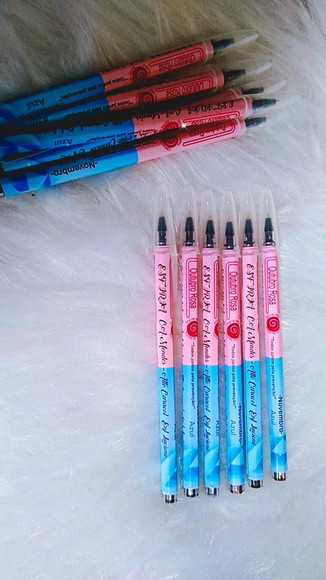 Caneta Personalizada Outubro Rosa Novembro Azul - Imagem 2