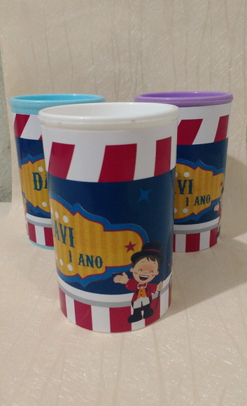 Cofrinho Personalizado Circo Menino - Imagem 5