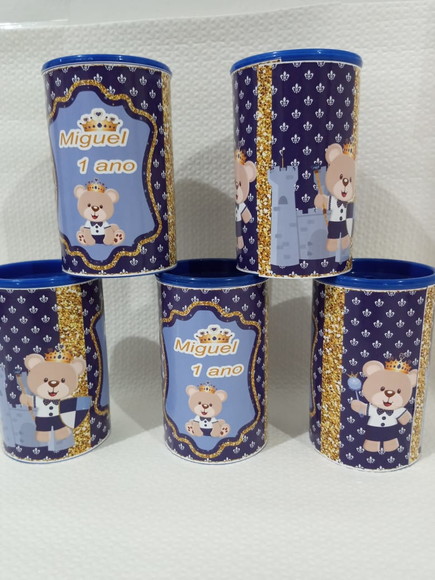 Cofrinho Personalizado Urso Principe - Imagem 3