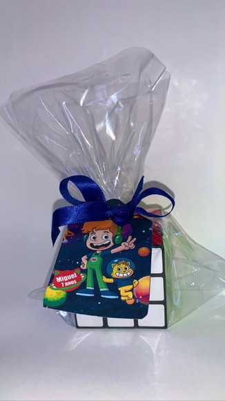 Cubo Mágico Personalizado Gato Galáctico - Imagem 3