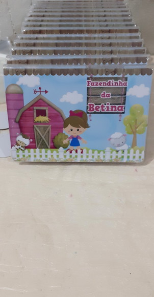 Estojo de Pintura Aquarela Fazendinha Rosa - Imagem 4