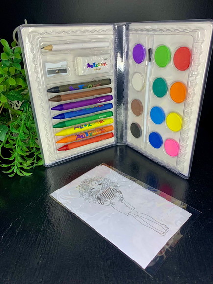 Estojo de Pintura Aquarela Frozen - Imagem 2