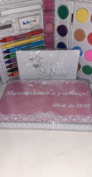 Estojo de Pintura Aquarela Menina - Imagem 2
