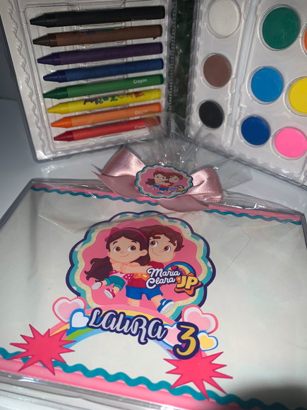 Estojo de Pintura Personalizado Maria Clara e Jp - Imagem 2