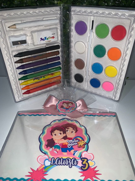 Estojo de Pintura Personalizado Maria Clara e Jp - Imagem 3