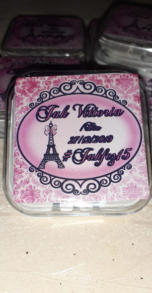 Fone de ouvido Personalizado Paris 15 anos - Imagem 2