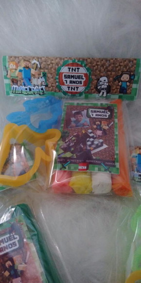 Kit Massinha e Molde Minecraft - Imagem 2