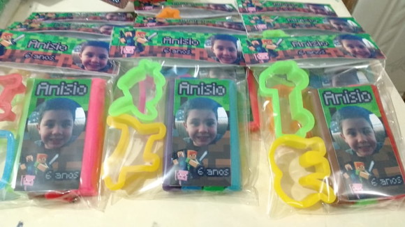 Kit Massinha e Molde Minecraft - Imagem 3