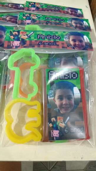 Kit Massinha e Molde Minecraft - Imagem 4