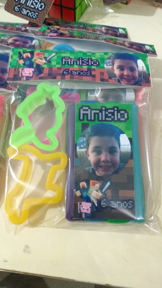 Kit Massinha e Molde Minecraft - Imagem 2