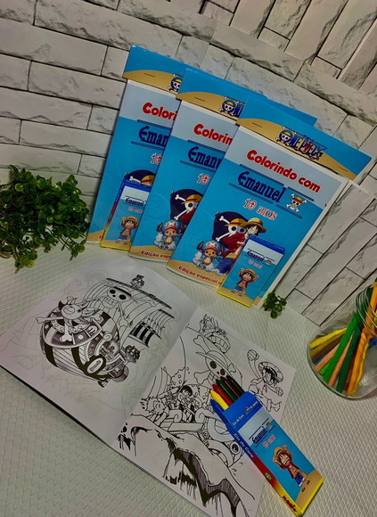Kit Revistinha de Colori com Giz de Cera - Imagem 2