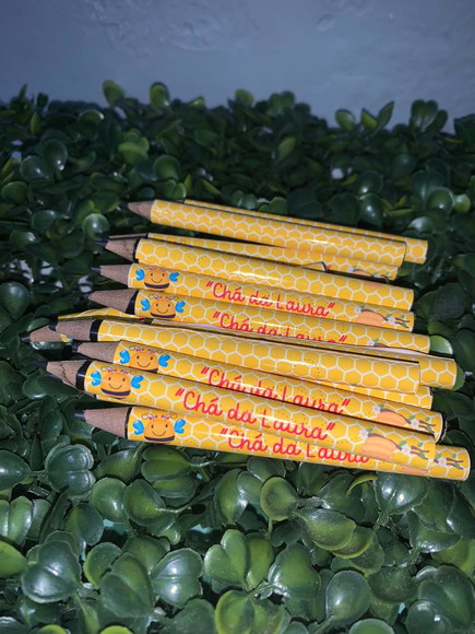 Mini Lápis Personalizado Abelhinha - Imagem 4